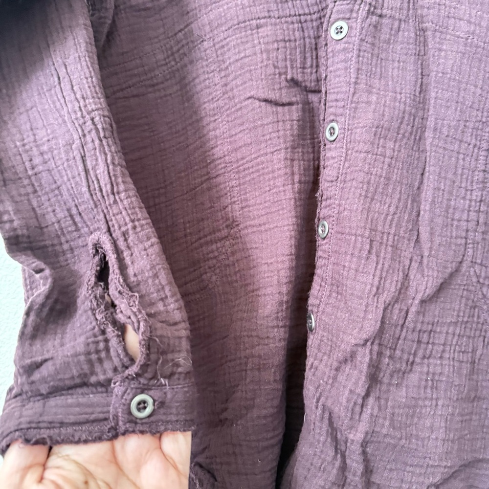 Free People We The Free Summer Daydream Button Down Top - Picture 5 of 9
